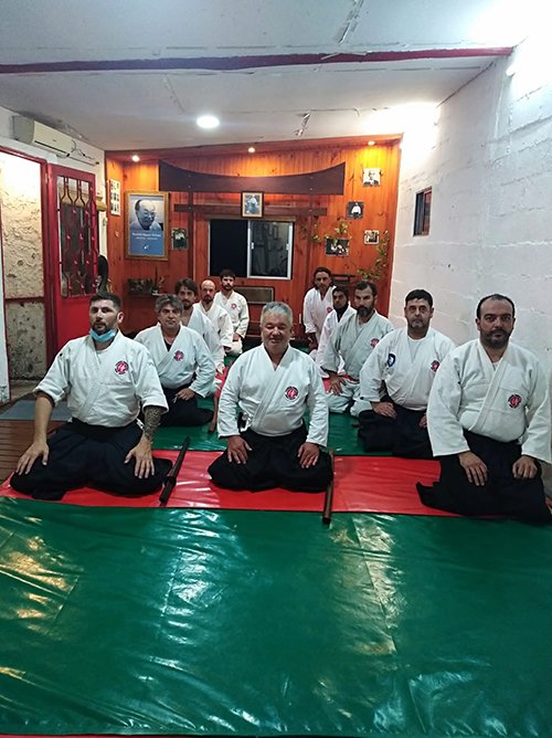 Celebrando el cumpleaños de Enrique Silvera Sensei