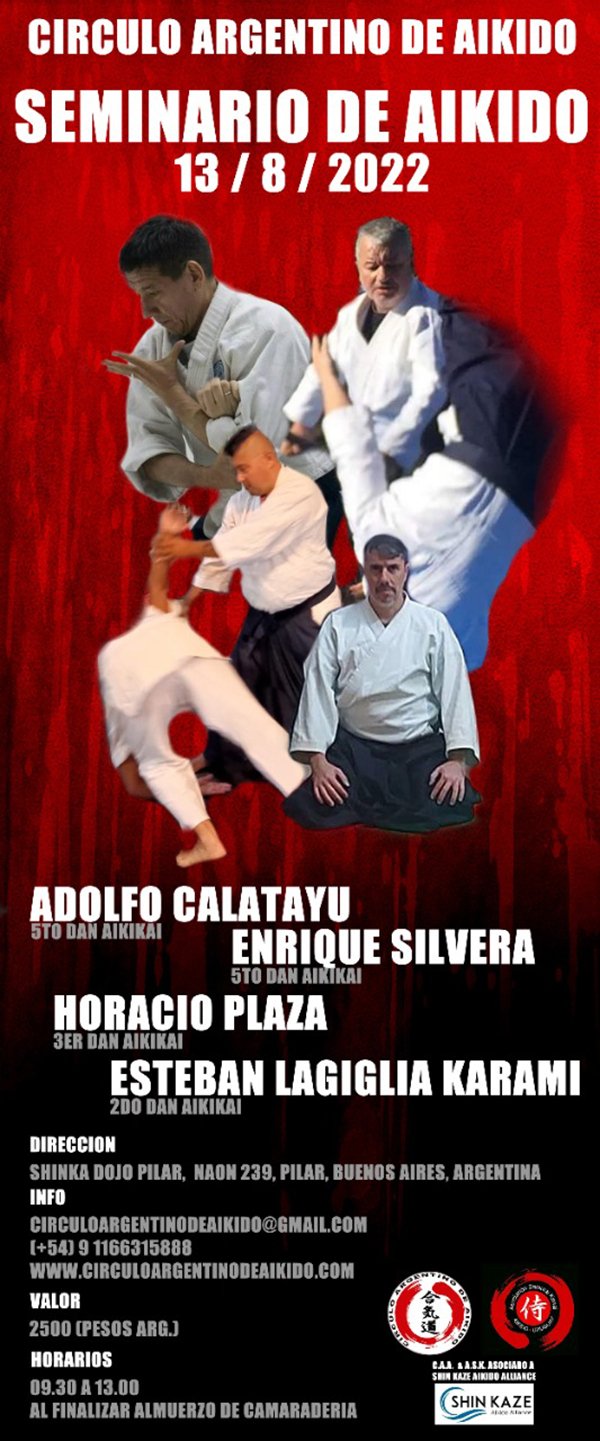 Silvera Sensei es invitado a participar en un nuevo Encuentro de Aikido
